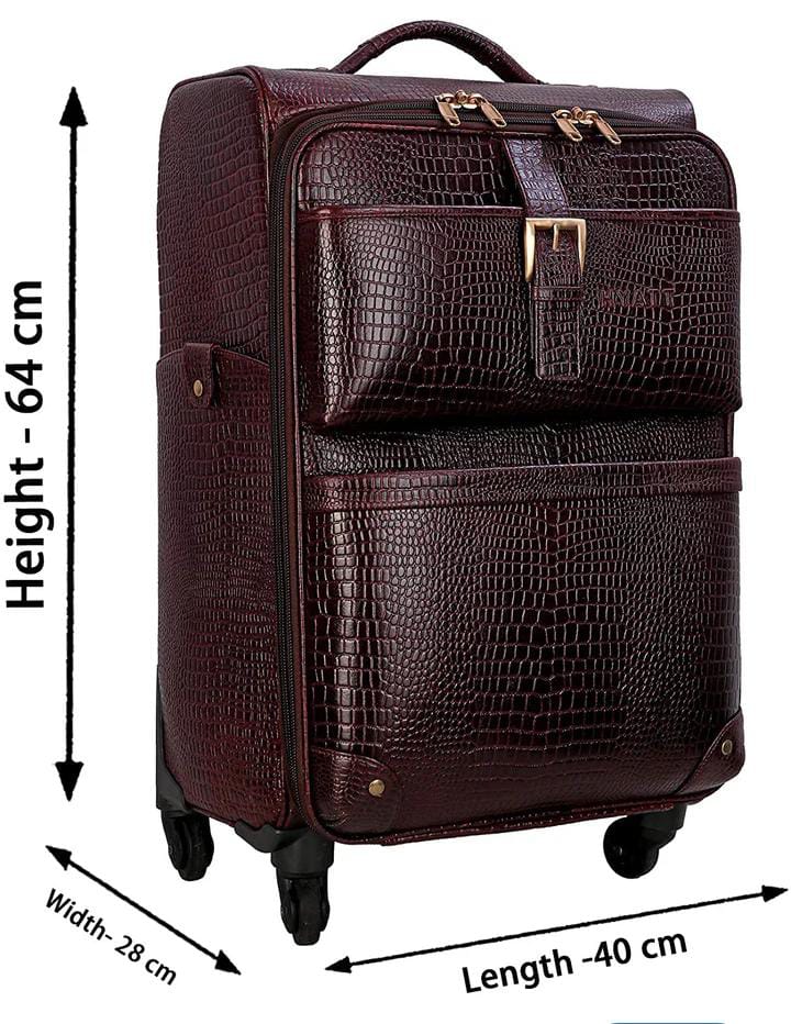 Leather Trolly Bag